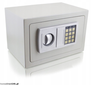 Trezor, sejf - Elektronický elektronický nábytok bezpečný, svetlo šedý