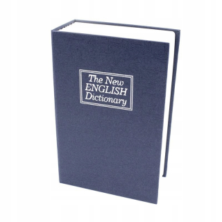 Trezor, sejf - Kovová kniha Saffer Dictionary Eng Blue