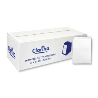 Servítky - Strony pre Clarinu Dispraner 17x17cm 2000 PCS