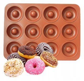 Silikón Donat Donut Donut Donut 12 PCS