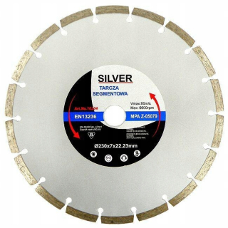 Strieborný diamantový disk 350 x 10 x 25,4/22,2 mm SE