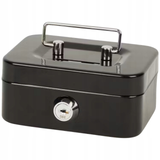 Pokladnica, trezor na peniaze - Piggy Bank/Cassette/bezpečné za peniaze čierny kľúč