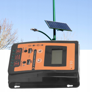 Regulátor slnečného nabíjania 30A 12V 24 V USB