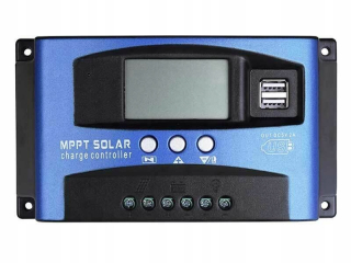 Solar LCD nabíjací regulátor MPPT 100A 12-24V