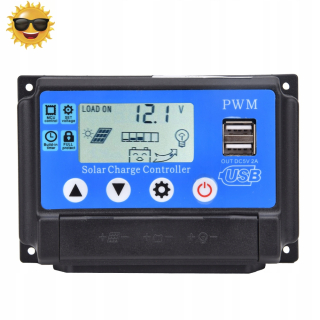 Regulátor nabíjania solárneho nabíjania PWM 12/24V 50A