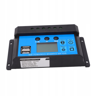 OVLÁDAČ SOLARNÉHO NABÍJANIA PWM LCD 12/24V 10A