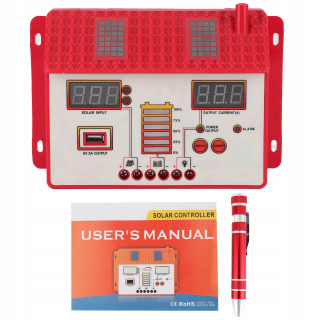 Regulátor nabíjania solárneho nabíjania PWM LCD 40A 12/24V