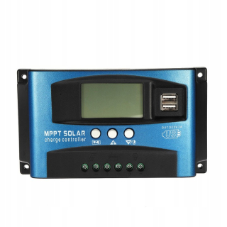 Solar USB regulátor nabíjania 12V/24V 40A