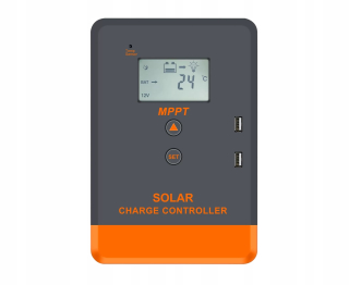 Solar MPPT 20A regulátor 12/24v LCD USB