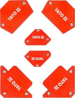 ZVÁRACIE MAGNETICKÉ UHLY 6 KS YT-08679