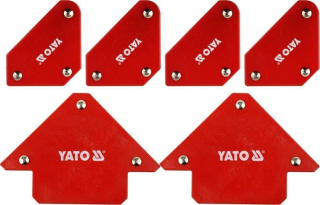 SADA ZVÁRACÍCH MAGNETICKÝCH UHOLOV 6ks YATO