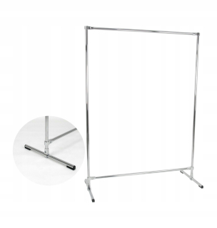 Stánok 120 cm vešiakov na stojany do obchodu FV