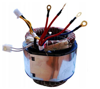 Elektrocentrála - GENERÁTOR STATOR 3-FÁZOVÝ 380V-12V