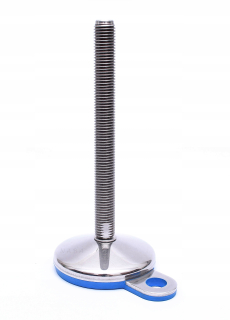 Nerezová toxická noha inox fi60 m10x50 modrá SM