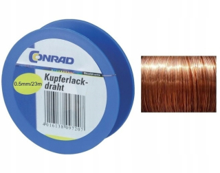 Cievový medený drôt 23 MB/0,5 mm medený drôt