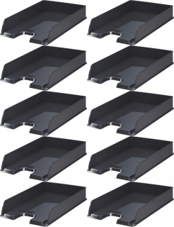 Zásuvka pre dokument dokumentu A4 Black x 10