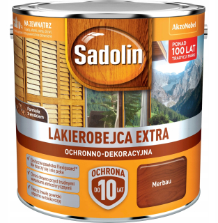 Sadolin Extra Merbau lak lazúra 2,5L
