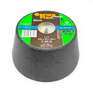 Pohárové koliesko 100x50xM14 pre STONE P80 2 ks