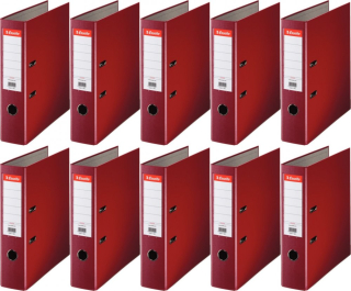 Segregátor A4 75 mm Esselte Economic Burgundsko x10