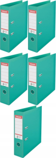 Binder Esselte A4/75 mm svetlozelená x5