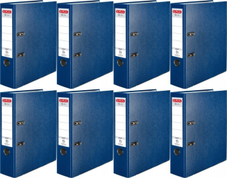 Herlitz A4 80 mm spojivo 8 cm q.File modrá x8