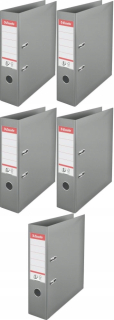 Páka Binder Esselte A4/75 mm šedá x5