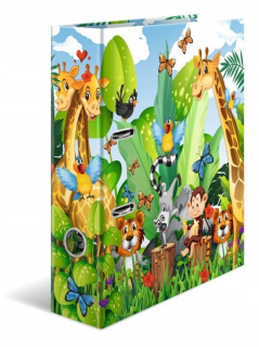 Detský kartónový spojivo A4 Jungle 7 cm