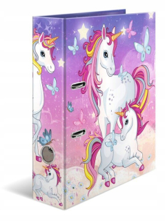 Detské kartónové spojivo A4 Unicorns 7 cm