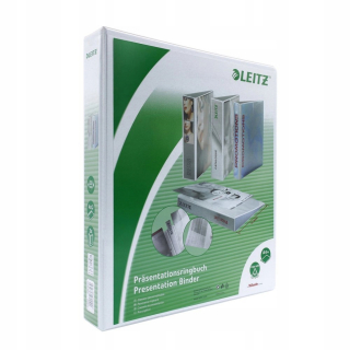 Leitz A4 prezentačné spojivo 4 krúžky biele