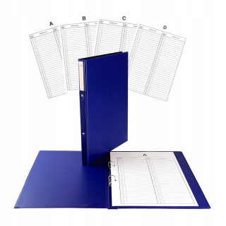 Osobný zakladač A4 2cm PVC A,B,C,D