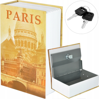 Trezor, sejf - SEJF Casset Metal Book pre peniaze Skryka