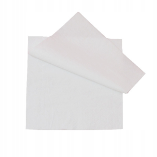 Servítky - Papierové obrúsky 33x33cm biele 2 vrstvy 500 ks