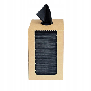 Servítky - Obrúsky v 20x20cm dispečer Black 100ks