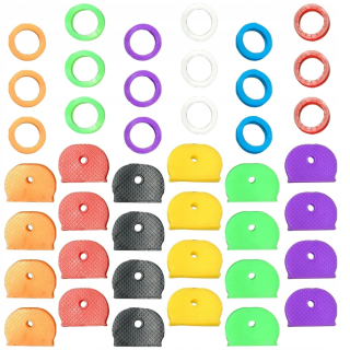 Silikónový kľúč prekryje Silcock Keys Gumber 48 PCS