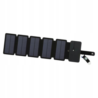 Skladacia nabíjačka pre prenosné solárne panely, USB porty
