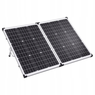 Skladací solárny panel, kufor, 120 W, 12 V