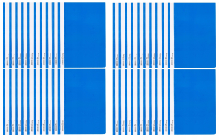 Pracovný zošit A4 Soft, net -heavenly Blue X40