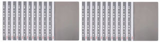 Pracokbook A4 PVC Tvrdo pripevnený Biurfol Gray X20