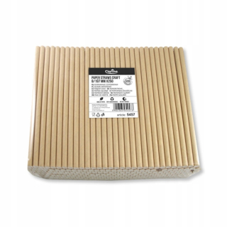 Slamky na nápoje - Biologicky odbúrateľný papier s priemerom 20 cm 8 250 ks
