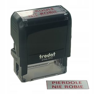 Kancelárska pečiatka - Funny STAMP -FUCK YOU I NEROBIŤ- za darček