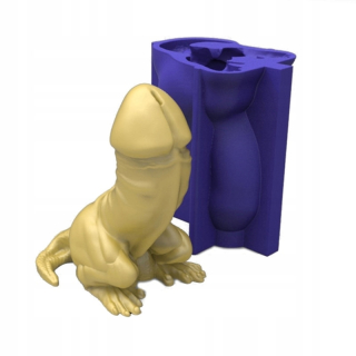 Funny Penis Head Lizard Dinosaur Tvar c