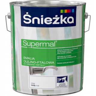 Farba - Śnieëka supermal Phtale smalt 10l biela rohož