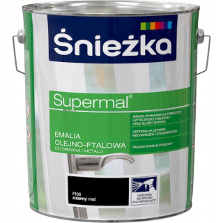 Farba - Śnieëka supermal Phtale smalt 10l čierna rohož