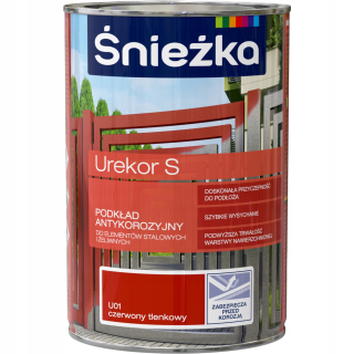 Farba - Śnieëka UreKor 10L Red Anti -Corrosion Foundation