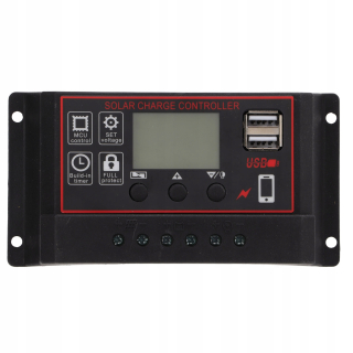 Regulátor nabíjania solárneho nabíjania PMW 12V/24V LCD 80A