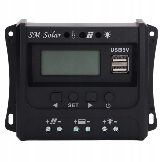 Regulátor nabíjania solárneho nabíjania PWM 12V/24V 20A