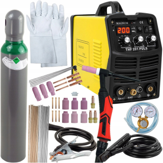 Profi zváračka - Magnum Tig DC 200A MMA Puls Invertor Welder