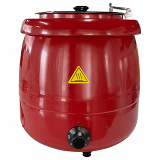 Ohrievač jedla - Stalgast Electric Cauldron pre polievky červené 8,5 l