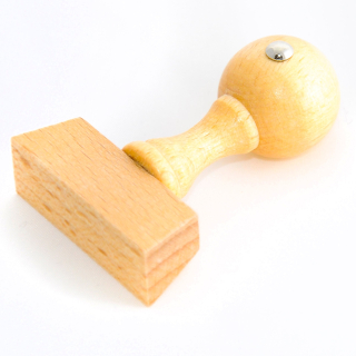 Drevená pečiatka 40x15 mm