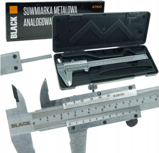 Posuvné meradlo - Analógová čierna 27100 150 mm